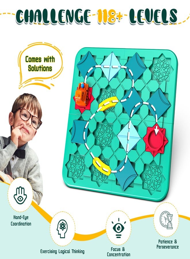 fygurso STEM Board Games for Kid, Puzzle Logical Builder Kids Toys, Preschool Montessori Brain Teasers Birthday for Kids 4-8 Years Old - Image 5